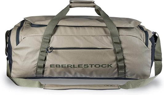 Eberlestock Hyllus Duffel Bag for Men - Durable, Water-Resistant, Small Men's Duffle Bag with Zipper Pockets, Ideal for Travel & Gym, Tactical Gear Bag, Hunting, Fishing, Camping - Dry Earth, 65L