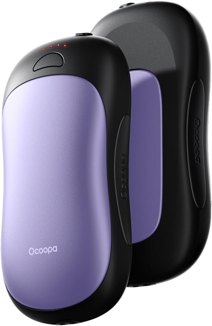 OCOOPA UT3 PRO Hand Warmers Rechargeable 2 Pack, Magnetic Double-Sided Heating with Larger Surface, Long Lasting Warmth Up to 9 Hours, 4 Heat Levels, Max 136℉, Men Tech Gift for Hunting,Camping
