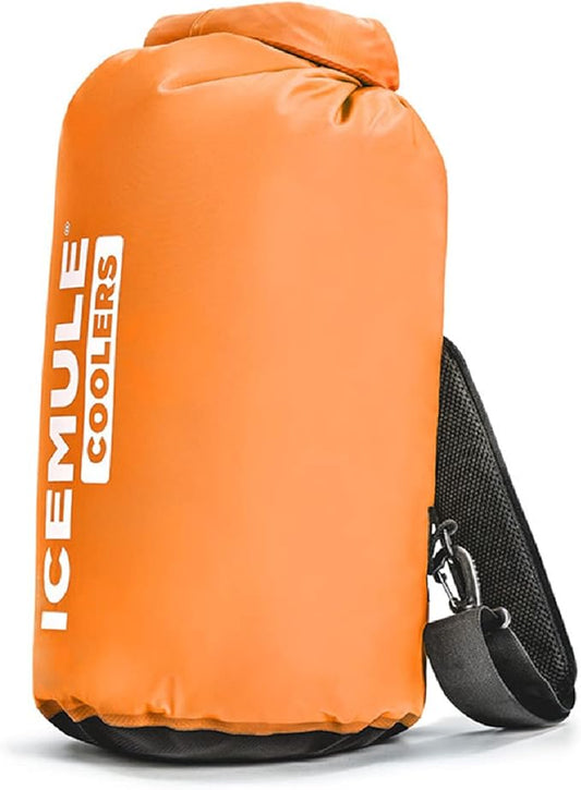 ICEMULE Classic Collapsible Sling Strap Cooler Hands Free, 100% Waterproof, Floats, 24+ Hours Cooling, Soft Sided Cooler for the Beach, Concerts, Traveling, RV-ing, Hiking, Kayaking, Camping & Fishing