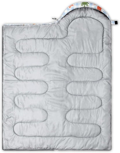 Sleeping Bags for Adults Kids,Backpacking Camping Sleeping Bag for Girls Boys Lightweight Waterproof Cold/Warm Weather Sleeping Bag for All Season