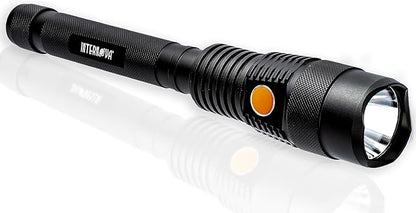 INTERNOVA® Sentinel 2000 Lumen Rechargeable Flashlight 10.5 Inches - LED Flashlight includes USB Cord & Magnetic Sealed Gift Box