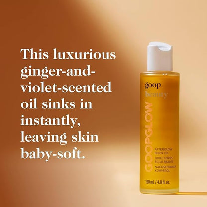 goop Beauty Microderm Body Scrub & Body Oil Bundle | 4 fl oz Exfoliating Body Wash to Cleanse & Moisturize Skin | 6 fl oz Fast-Absorbing Moisturizer for Dry Skin | Silicone & Paraben Free