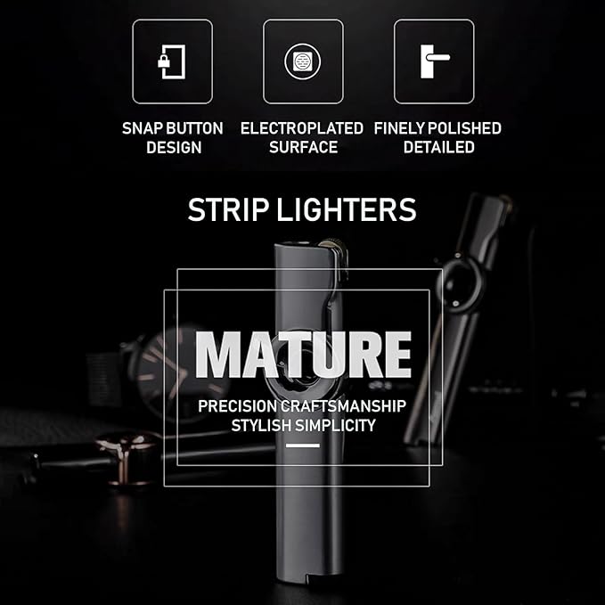 Cool Gadgets Metal Gears Butane Torch Lighters Refillable Novelty Lighter for Fireplace Candle Camping BBQ (Without Gas) (06)