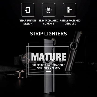 Cool Gadgets Metal Gears Butane Torch Lighters Refillable Novelty Lighter for Fireplace Candle Camping BBQ (Without Gas) (06)