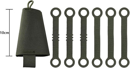SABADO Tactical Chem Lights with Holders and Carabiner Clip, 6 Ultra Bright Glow Sticks with 12 Hour Duration for Camping Fishing and Hunting