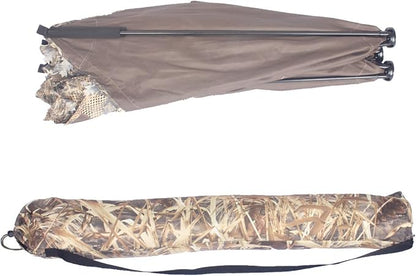 AUSCAMOTEK Pop Up Ground Blind for Deer Duck Turkey Hunting Portable Quick Setup Lightweight Green/Brown/Dry Grass Ground Peg Included