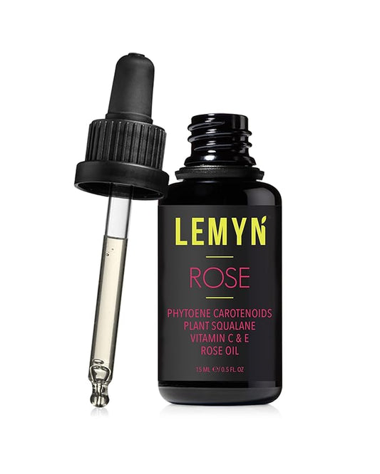 Squalane + Vitamin C Rose Oil | Enhanced with Carotenoids and Vitamin E | Freshly Made Face Oil | Hydrate & Firm | Small-Batch Artisan Skincare 15ml