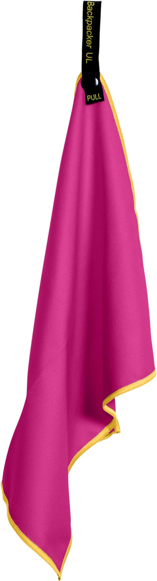 Backpacking Ultralight Quick Dry Microfiber Soft Fast Drying Hand and Face Towel Wash Cloth Camping Yoga Hiking Active Lifestyle Small (Magenta)