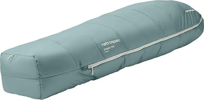 Retrospec Dream Mummy Sleeping Bag - 30°F Camping & Travel Essential Gear with Water - Resistant Shell & Synthetic Fill - Zippered Pocket & Stuff Sack