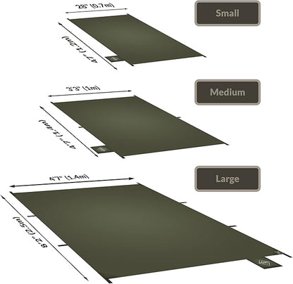 Onewind Compact Footprint, 4000mm Waterproof Rate PU Coating, 55" *39"Ultralight Camping Floor Ground Sheet with Carry Bag for Backpacking, Hiking, Camping, Picnic, Ground