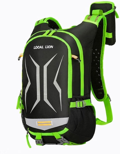 LOCALLION Cycling Backpack Biking Daypack for Outdoor Sports Running Breathable Hydration Pack Men Women 18L