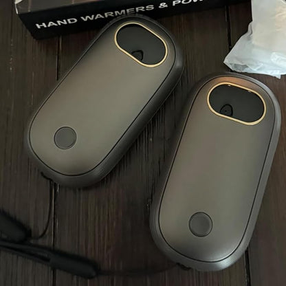 Hand Warmers Rechargeable, 14000mAh Electric Hand Warmer 2 Pack Dual-Sided Heating 17Hrs Warmth Max 131℉ USB-C Portable Pocket Heater for Raynauds, Hunting, Golf, Camping