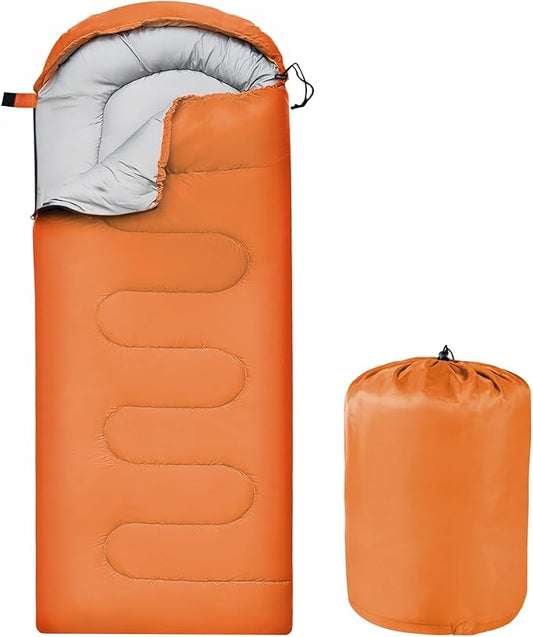 OBTANIM Sleeping Bags Portable Waterproof Camping Sleeping Bag for Adults Kids 4 Seasons Cold Weather or Warm Backpacking Hiking Mountaineering Indoor Outdoor Use