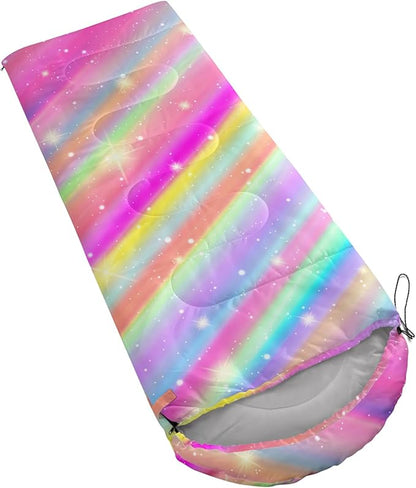 Sleeping Bags for Adults Kids,Backpacking Camping Sleeping Bag for Girls Boys Lightweight Waterproof Cold/Warm Weather Sleeping Bag for All Season
