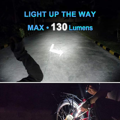 LUMINTOP Tool AAA Waterproof Flashlight, 130 Lumens, IPX-8, TIR Lens, 3 Output Modes, Memory Function, Battery Powered