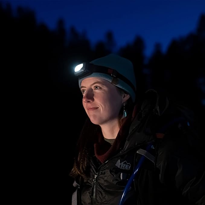 AMPEX Head Lamp - Comfortable, Waterproof Headlamp Rechargeable with Bright LED, 85h Runtime, Red Mode - Outdoor Use, Hiking, Backpacking - 300 Lumens