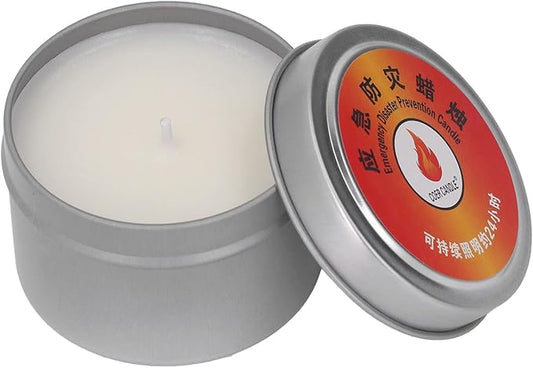 Emergency Candle, 24 Hours Waterproof Camping Outdoor Survival Candle with Floral and Honey Smells Beeswax Wax Camping Candle for Emergency, Camping, Hiking,