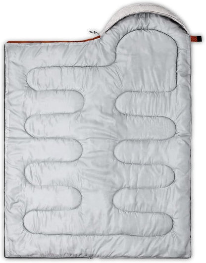 BSNTHO Camping Sleeping Bags,3 Season Warm & Cool Weather,Lightweight,Waterproof Sleeping Bags for Adults & Kids,Traveling,and Outdoors,Camping Gear Equipment