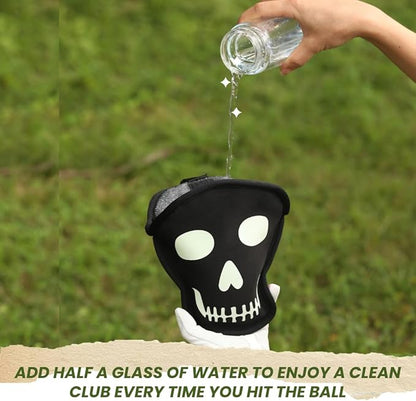 Golf Club Cleaner & Golf Ball Cleaning Bag, Golf Cart Accessories for Men, Washing Machine, Green Clean, Clubs Waterproof & Dry Exterior Bags, Funny Washer Tool, for Golfers