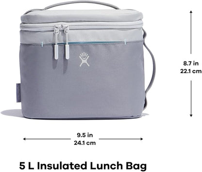 Hydro Flask Lunch Bag - Insulated Reusable Zipper Travel Lunchbox Lunchbag Food Container - Non-Toxic & BPA-Free