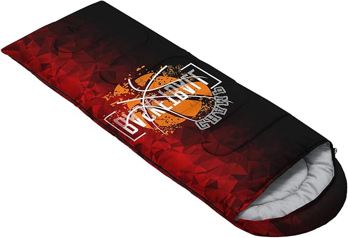 Kids Sleeping Bag for Boys Girls,Western Cowboy Print-Lightweight Warm Portable Outdoor Indoor-Waterproof Cold Weather Resistant Sleeping Bag for Camping Hiking
