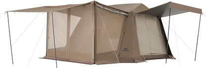 Naturehike Village Camping Tent,4/6/8 Person Tents for Camping, 60S Easy Setup Instant Tent for Family Camping, Car Camping