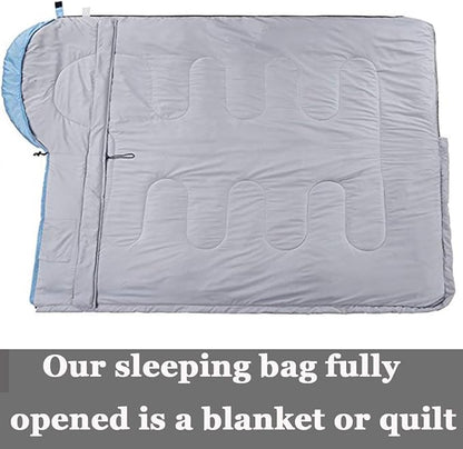 Sleeping Bag,3-4 Seasons Warm Cold Weather Lightweight, Portable, Waterproof Sleeping Bag with Compression Sack for Adults & Kids - Indoor & Outdoor: Camping, Backpacking, Hiking