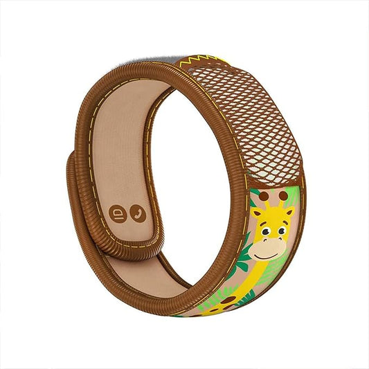 PARA'KITO Bug & Mosquito Bracelets for Kids | Mosquito Spray Alternative | Waterproof, Outdoor Insect Wristband w/Natural Essential Oils | Hiking, Trekking & Camping Accessories (Giraffe)