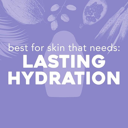 OGX Hydration + Sea Kelp & Hyaluronic Acid Sulfate-Free Lightly Moisturizing Body Scrub with Black Rice, Gentle Exfoliating Daily Body Wash to Soften & Smooth Skin, 19.5 Fl Oz (Pack of 2)