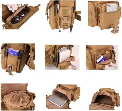 Multi-Purpose Tactical Drop Leg Bag Tool Fanny Thigh Pack Leg Rig Military Motorcycle Camera Versipack Utility Pouch, Black/Coyote Tan/Army Green/Camouflage 7 Colors Available