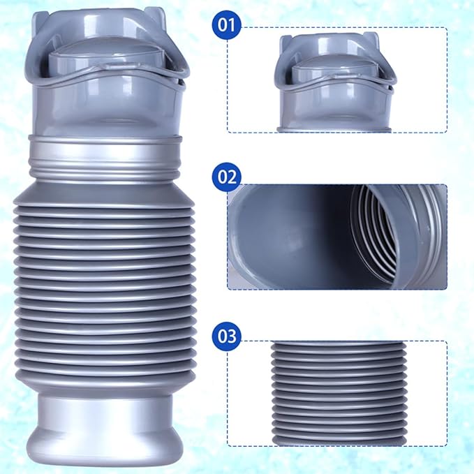 Emergency Urinal Shrinkable Pee Bottle 600ML Portable Potty Urinal Mobile Emergency Toilet for Outdoor Travel Camping Kids Adult