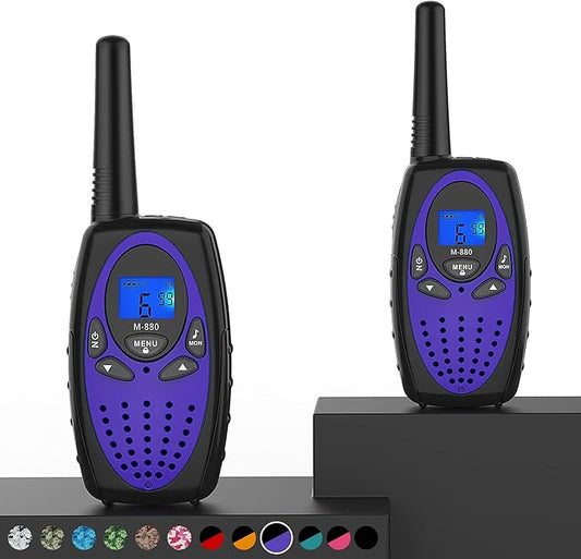 M880 Walkie Talkies for Adults Toys for Kids (Violet 2 Pack)