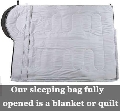 Sleeping Bag,3-4 Seasons Warm Cold Weather Lightweight, Portable, Waterproof Sleeping Bag with Compression Sack for Adults & Kids - Indoor & Outdoor: Camping, Backpacking, Hiking
