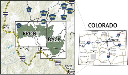 La Garita Wilderness - Colorado Topographic Hiking Map (2019)
