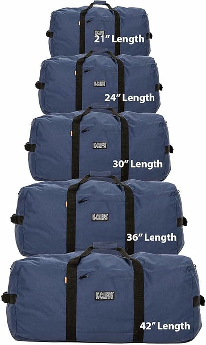 Heavy Duty Cargo Duffel Large Sport Gear Drum Set Equipment Hardware Travel Bag Rooftop Rack Bag (21" x 10" x 9", Black)