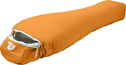 Retrospec Dream Mummy Sleeping Bag - 30°F Camping & Travel Essential Gear with Water - Resistant Shell & Synthetic Fill - Zippered Pocket & Stuff Sack