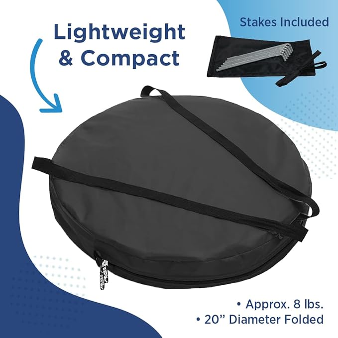WeatherPod® The Original Shark Tank Side-by-Side™ 2-4 Person Pop-Up Pod - Stay Warm, Dry, and Out of The Sun - Weather Pod for Sports, Rain, or Wind - Simple to Set Up and Tear Down
