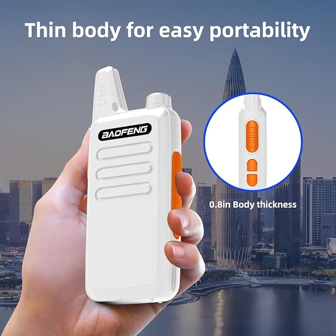BAOFENG BF-888S Upgraded Walkie Talkies T20 Long Range Walkie Talkie for Adults with Earpiece Mic Rechargeable 2-Way Radios Handheld Two-Way Radios Transceiver Kids with USB Charger for Camping 2pcs