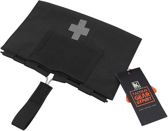KRYDEX Tactical Blow Out Kit Bag Medical Pouch First Aid Bag IFAK Pouch with MOLLE and Belt Loop