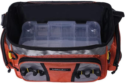 Kylebooker Fishing Tackle Bags Soft Side Fishing Tackle Box Storage Bag for Saltwater or Freshwater