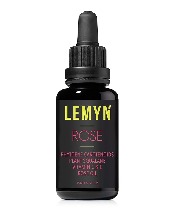 Squalane + Vitamin C Rose Oil | Enhanced with Carotenoids and Vitamin E | Freshly Made Face Oil | Hydrate & Firm | Small-Batch Artisan Skincare 15ml