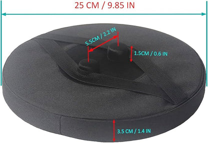 Thick Seat Cushion for Telescopic Stools (Exclude Stool), Chair Pads with Soft Foam and Two Pegs Fit in Round Collapsible Folding Stools (Cushion Only)