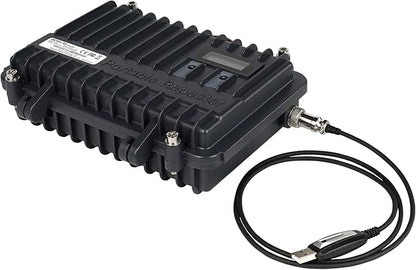 Retevis RT97 GMRS Repeater Kit, Long Range Full Duplex Mobile Repeater with MA05 Omnidirectional Antenna and Coaxial Cable, Easy to Install and Use Repeater for Family Use(1 Pack)