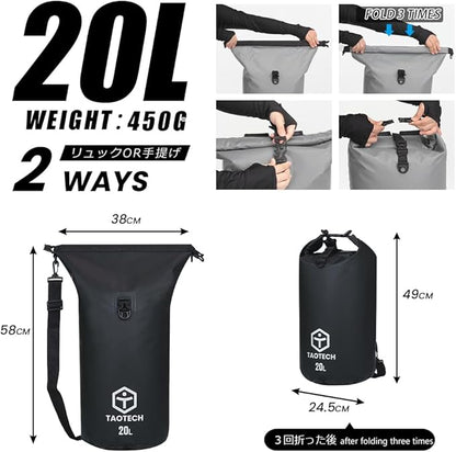 waterproof bags summer large capacity snowboard swim