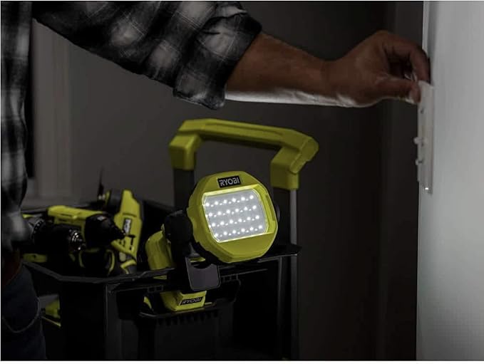 Buho LED Clamp Light Bundle, with 18V Cordless 900 Lumens LED Clamp Light, Pocket Flashlight, 1.5 Ah Lithium-ion Battery and 18-Volt Charger