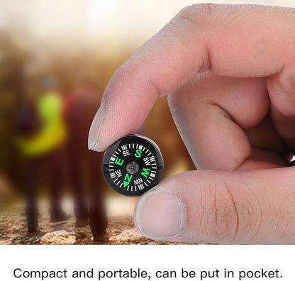 Mini Pocket 20mm 12pcs Mini Pocket Survival Button for Hiking Camping Outdoor Activities Accessory