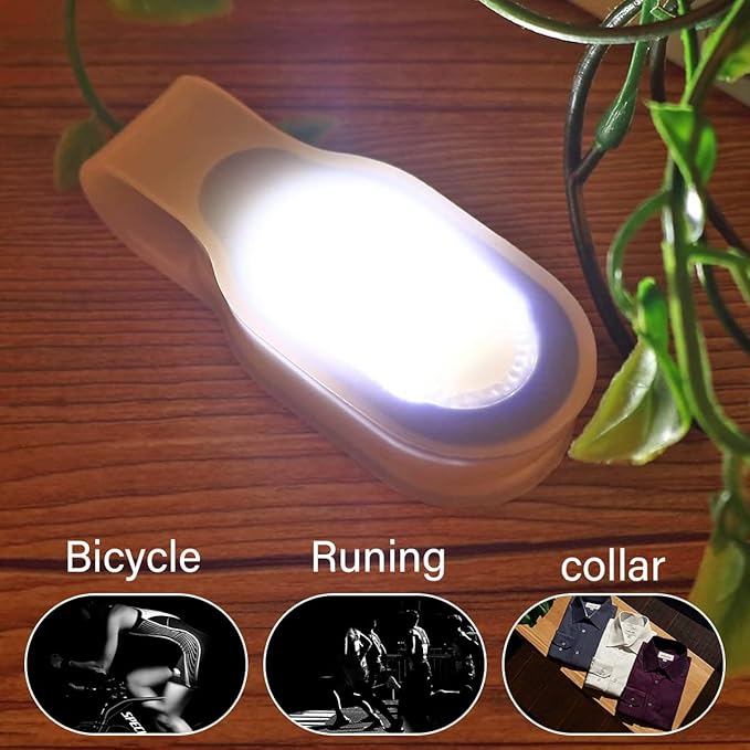 Lumify Light for Nurses,Night Light Nurse Nightshift Hand Free LED Flashlight Clip On to Clothing,Magnetic Flashlight for Walking Running Pets Outdoors Emergency (2 Extra Battery)