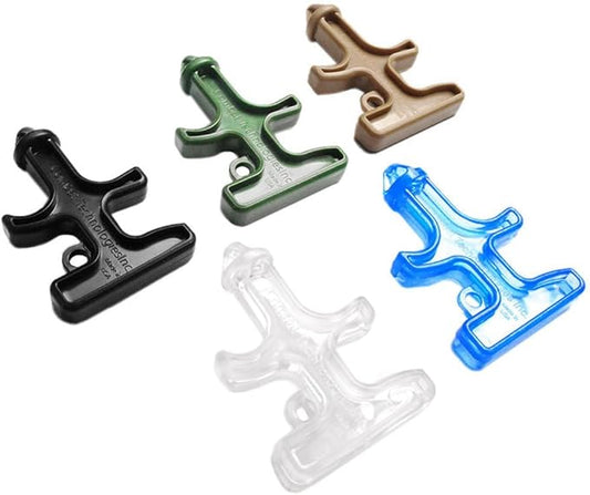 5 Pack Mixed Colors Portable Self Defense Stinger Duron Steel Drill POM Protect Combat Tool Key Chain Outdoor Camping Survival Tactical Kits