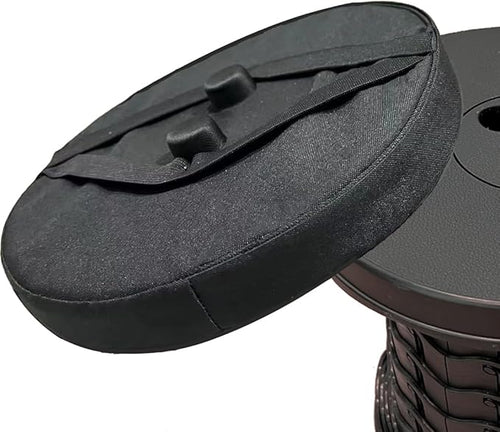 Thick Seat Cushion for Telescopic Stools (Exclude Stool), Chair Pads with Soft Foam and Two Pegs Fit in Round Collapsible Folding Stools (Cushion Only)
