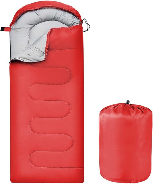 OBTANIM Sleeping Bags Portable Waterproof Camping Sleeping Bag for Adults Kids 4 Seasons Cold Weather or Warm Backpacking Hiking Mountaineering Indoor Outdoor Use